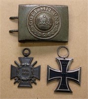 WW1 German Army Iron Cross belt buckle,
