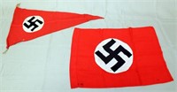 2 Nazi pennants