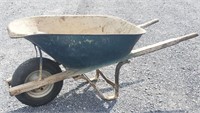 Wheelbarrow with Spare Tire