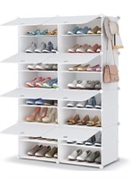 $60 Shoe Rack, 8 Tier Shoe Storage Cabinet 32 Pair