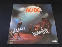 AC/DC BAND SIGNED LET THERE BE ROCK ALBUM COA