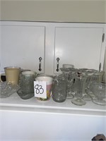 glassware and mugs lot