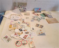 LOT ASSORTED OLD STAMPS