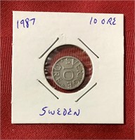 1987 Sweden 10 Ore