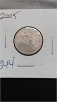 Uncirculated 2005 Jefferson Nickel Satin Finish