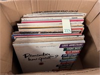 Box of Vinyl Records / Albums