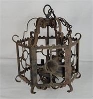 Antique Cast Iron Light Fixture