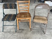 (3) Mismatched Chairs