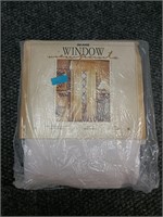 1 NOS Sears "Bedford" curtain panel, 40"x84"