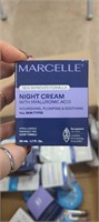 Marcelle night cream with hyaluronic acid