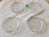 Vnt. embossed roses coasters