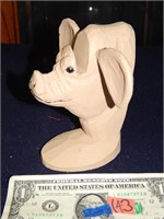 Pig Eye Glass Holder Stand Wooden