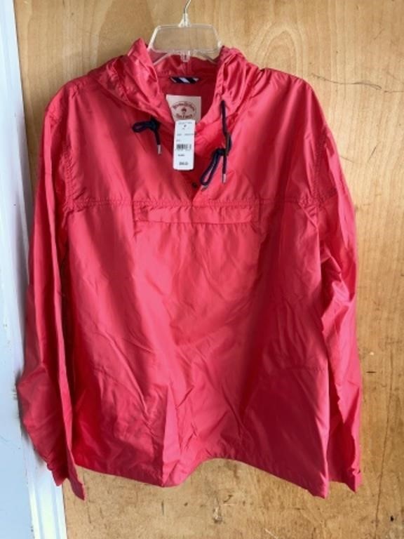NWT DARK PINK BROOKS BROTHERS HOODED PULLOVER