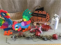 basket, decorations, kitchen goods