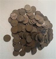 (200) Assorted Date & Mint Wheat Pennies