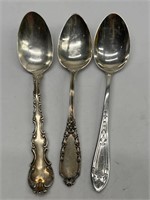 (3) Sterling Silver Spoons, TW 56.06g