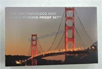 2018 San Francisco silver reverse proof set