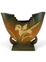 Roseville pottery Zephyr lily fan vase 205-6