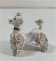 Vintage Porcelain Spaghetti Poodle Figurine