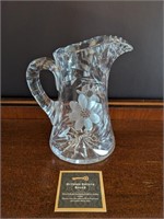 Vintage ABP Cut Crystal Water Pitcher