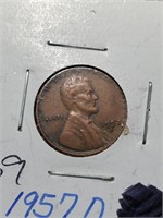 Better Grade 1957-D Wheat Penny