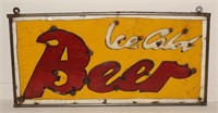 Ice Cold Beer Metal Sign