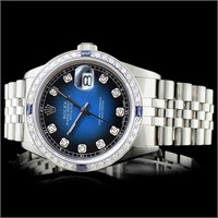 36mm Diamond Rolex DateJust Watch