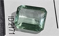 Lab Columbian 4.80 ct Oval Cut Emerald