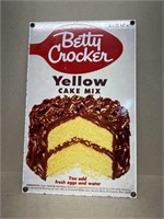 Betty Crocker cake mix metal sign