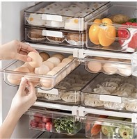 New Refrigerator Organizer Bins - Large Capacity