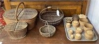Collection of Early Country Baskets
