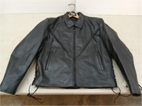 Hot Leathers size L leather jacket