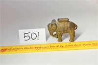 Small Cast Iron Elephant Bank