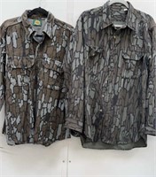 Two extra large men’s tops one is Cabela the