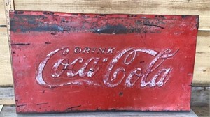 Coca Cola cooler panel