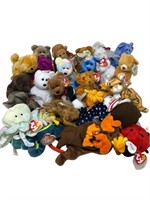 Large Lot Of TY Beanie Babies
