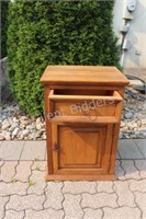 Rustic Style Side Night Stand