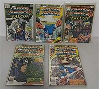 Five Marvel Captain America comics