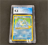 Graded Gem Mt 9.5 Pokemon '21 Blastoise 2/102