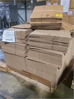 pallet of 11x6.5x7 cardboard boxes