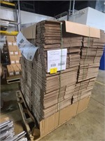 pallet of 11x6.5x7 cardboard boxes