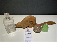 Hand Carved Beaver, Holy Water Bottle, Summon
