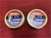 2 Daisy .22 Caliber Pointed Pellets - 250 Count
