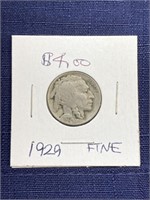 1929 buffalo nickel coin