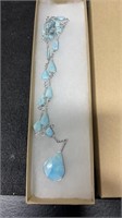 Larimar Necklace 18" & Pendant