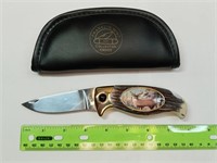 OF) Franklin mint collector knife, Handle on one