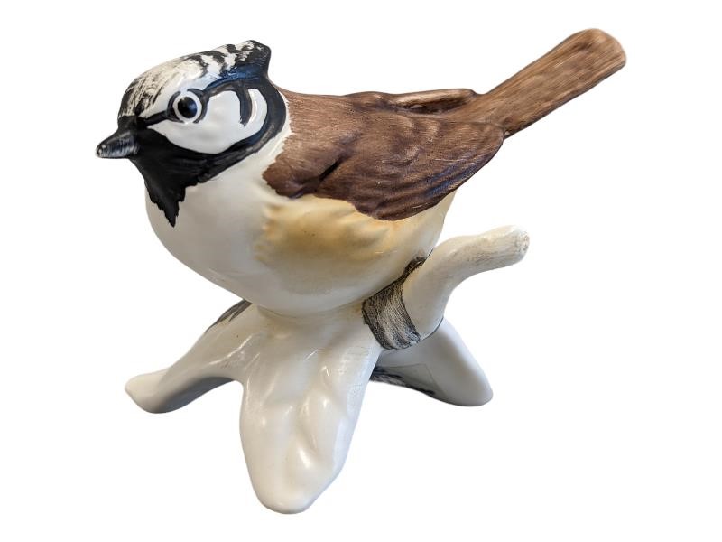 Goebel W Germany Crested Tit Bird Figurine