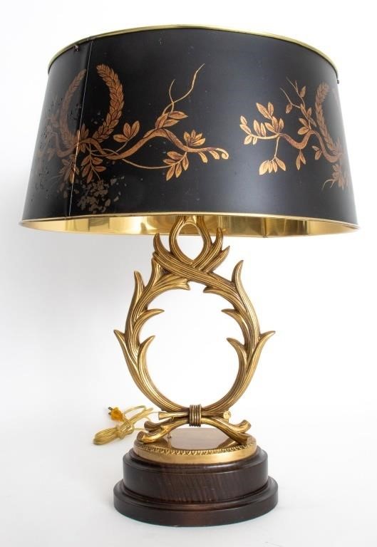 Frederick Cooper Brass Laurel Wreath Table Lamp