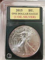 2015 silver American Eagle dollar 1oz  999 ounce