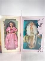 (2) NIB Flapper and Sweet Valentine Barbies